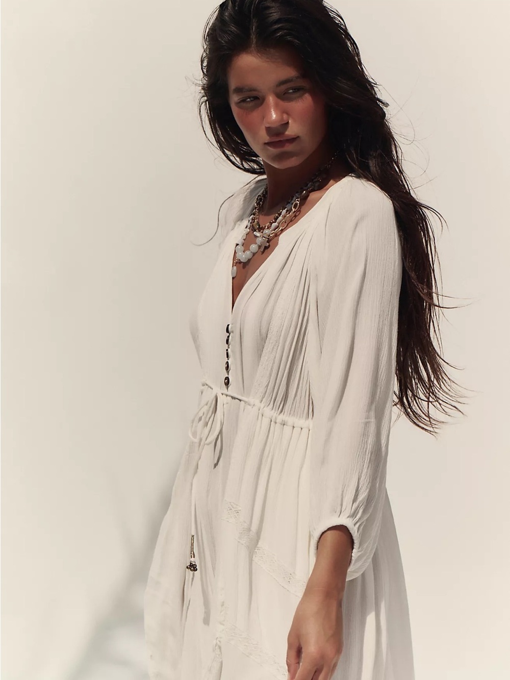 Free People Ivory made with love maxi - Picture 2 of 9